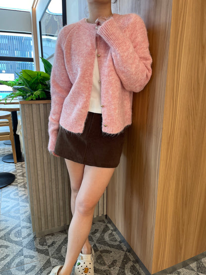 JOJO CORDUROY HIGH WAIST SKIRT