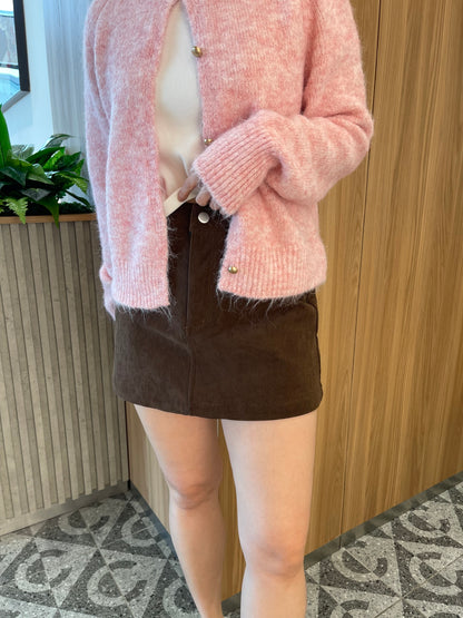 JOJO CORDUROY HIGH WAIST SKIRT