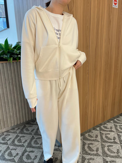 STELLA HOODIE SET IN BEIGE/GREY/BLACK