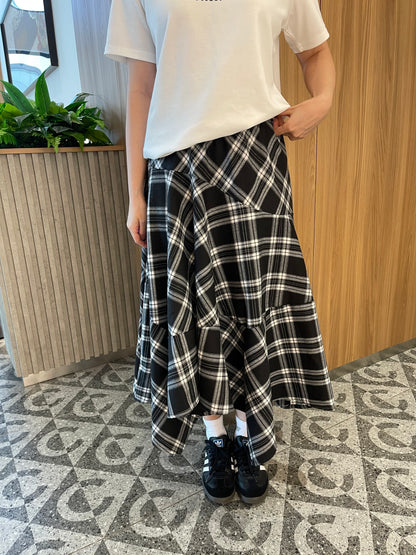 VINTAGE BLACK SKIRT HIGH WAIST