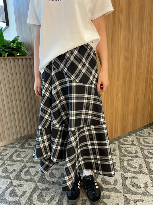 VINTAGE BLACK SKIRT HIGH WAIST