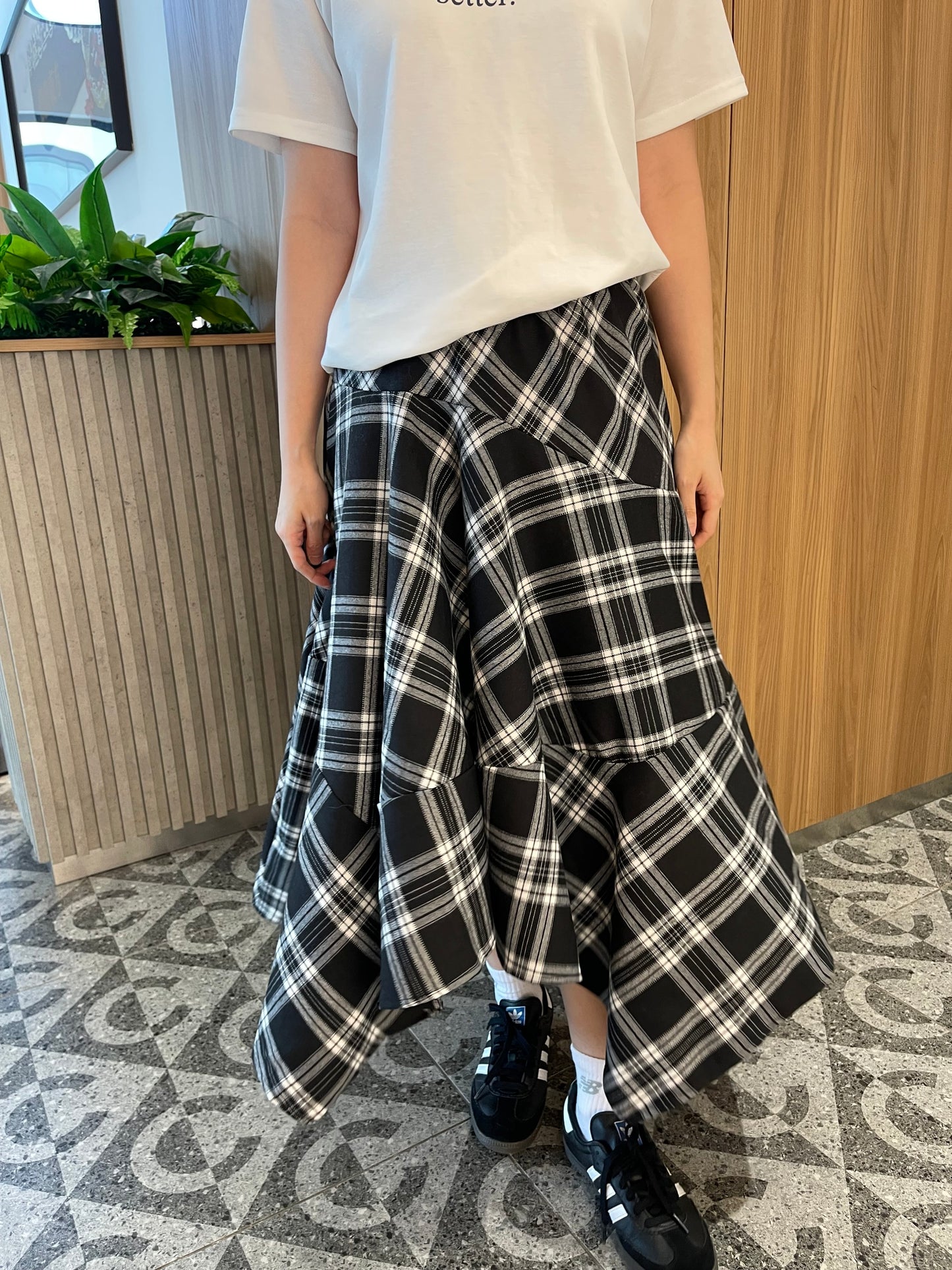 VINTAGE BLACK SKIRT HIGH WAIST