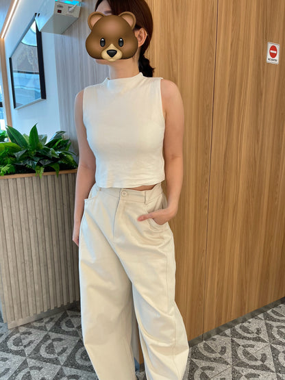 BASIC SINGLET KNIT TOP