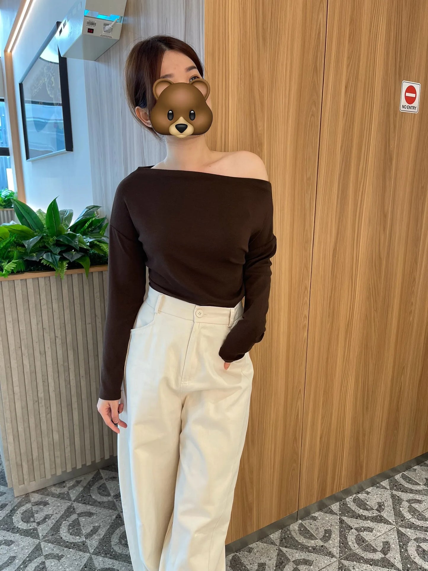 OFF SHOULDER COTTON TOP