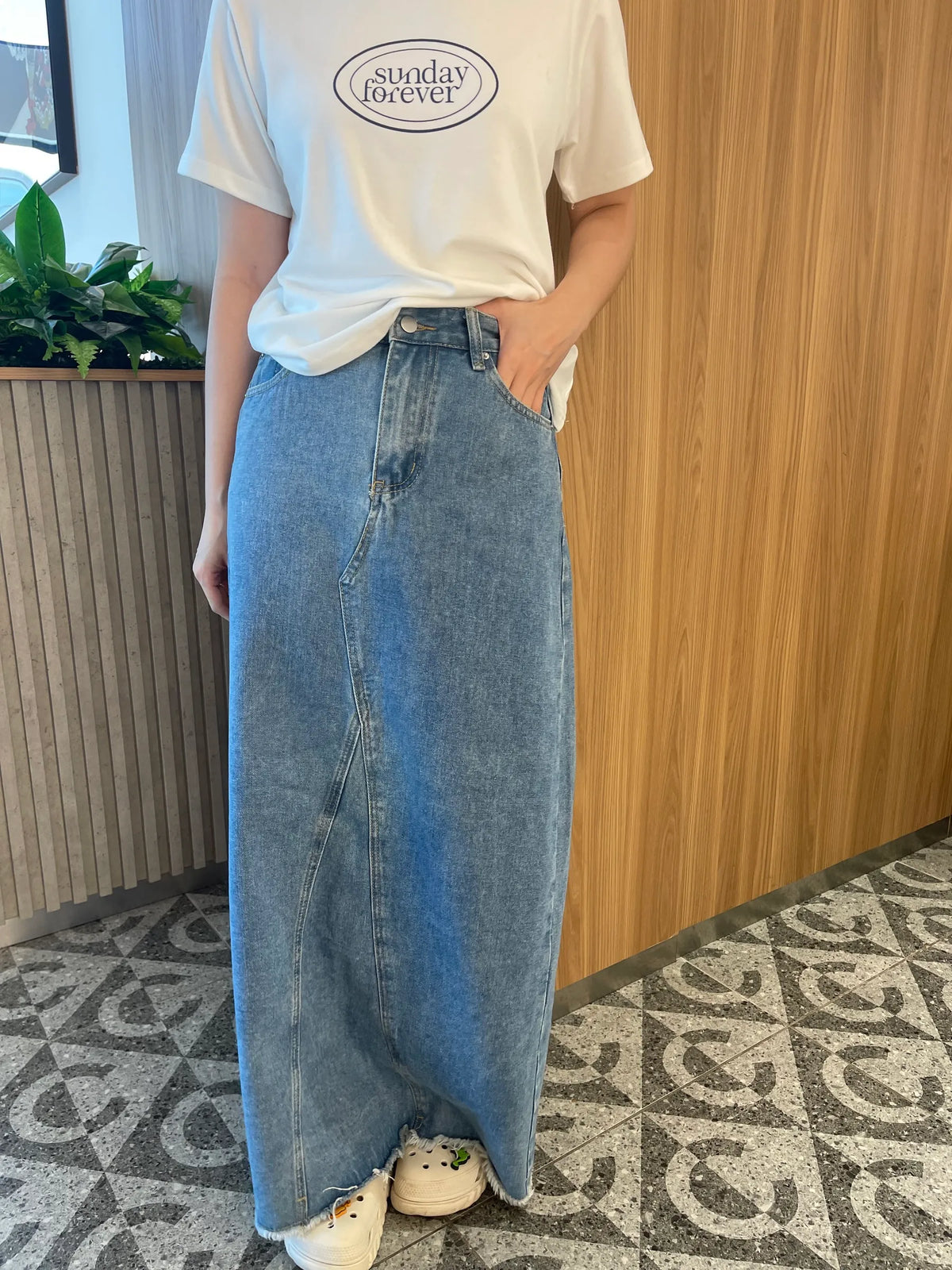 BOEY JEANS HIGHWAIST SKIRT