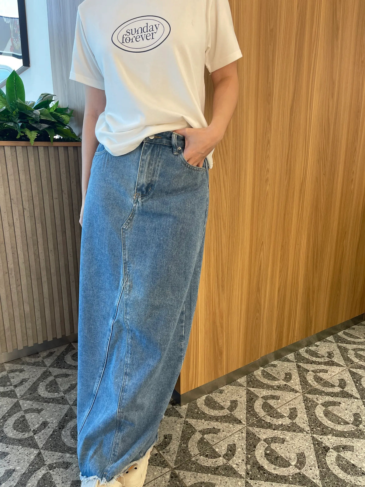 BOEY JEANS HIGHWAIST SKIRT