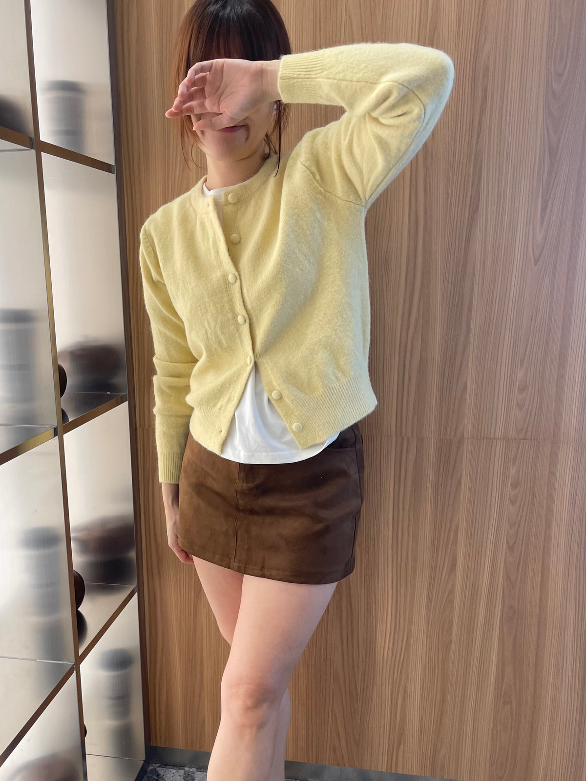 LILY BASIC KNIT TOP IN YELLOW/PINK/BLUE