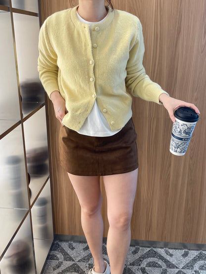 LILY BASIC KNIT TOP IN YELLOW/PINK/BLUE