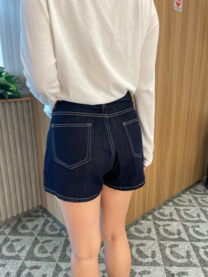 OLULA HIGH WAIST DENIM JEANS SKORT