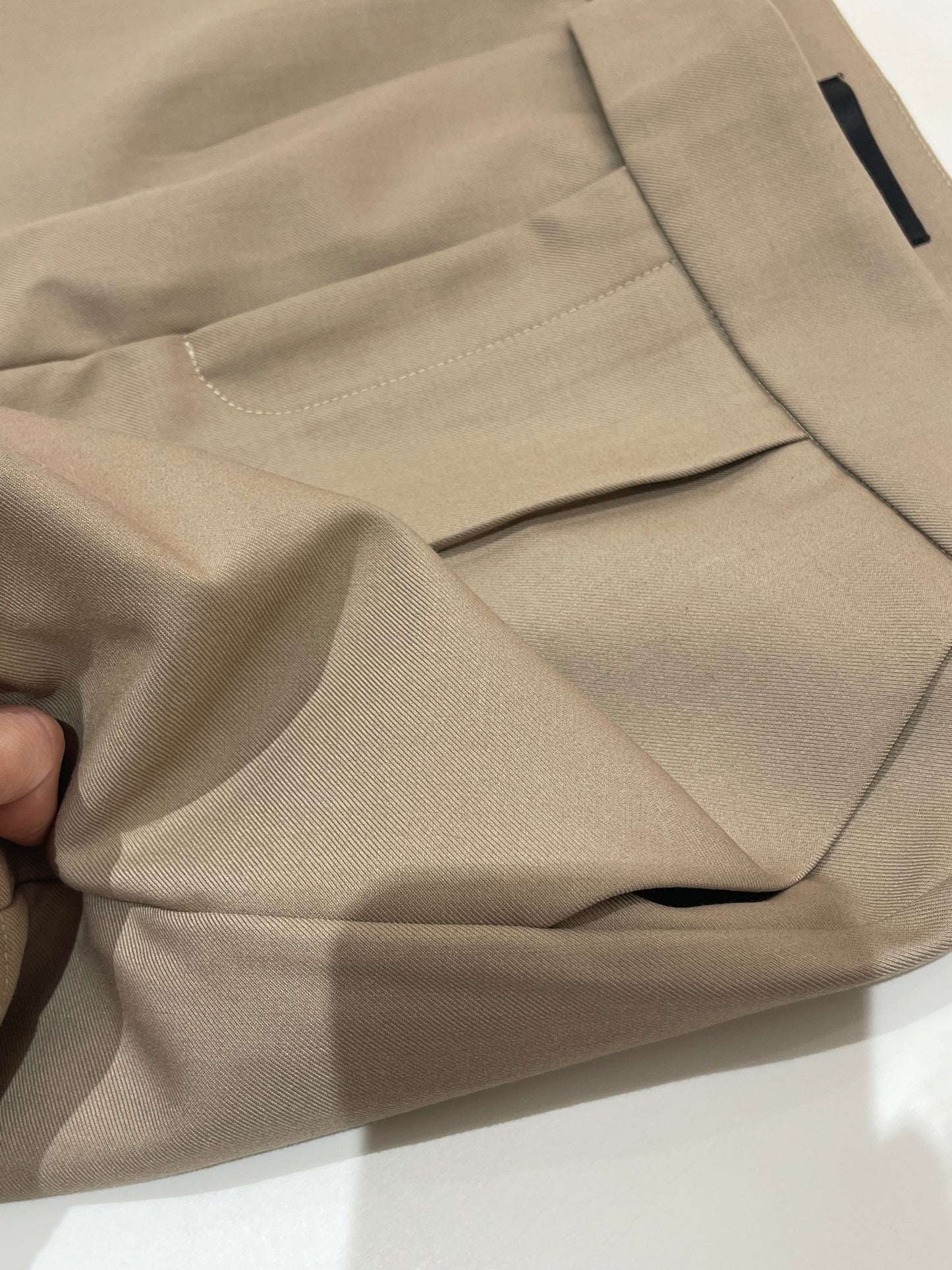 KENNY HIGH WAIST SKIRT IN KHAKI