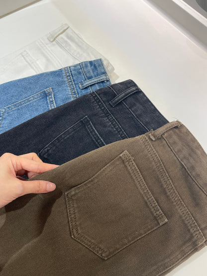 VIVA HIGH WAIST DENIM JEANS SKIRT