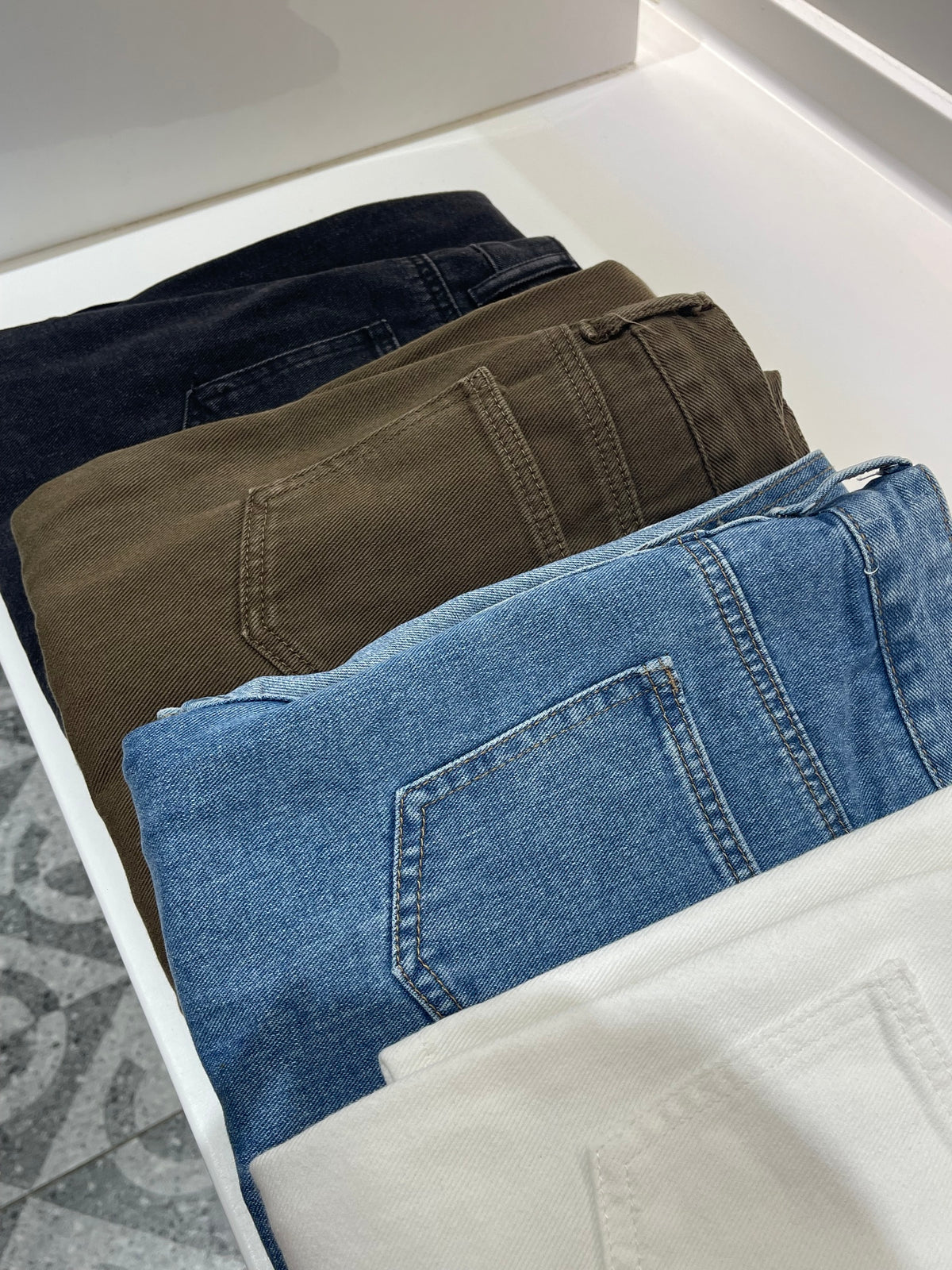 VIVA HIGH WAIST DENIM JEANS SKIRT