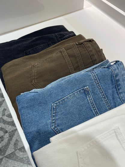 VIVA HIGH WAIST DENIM JEANS SKIRT