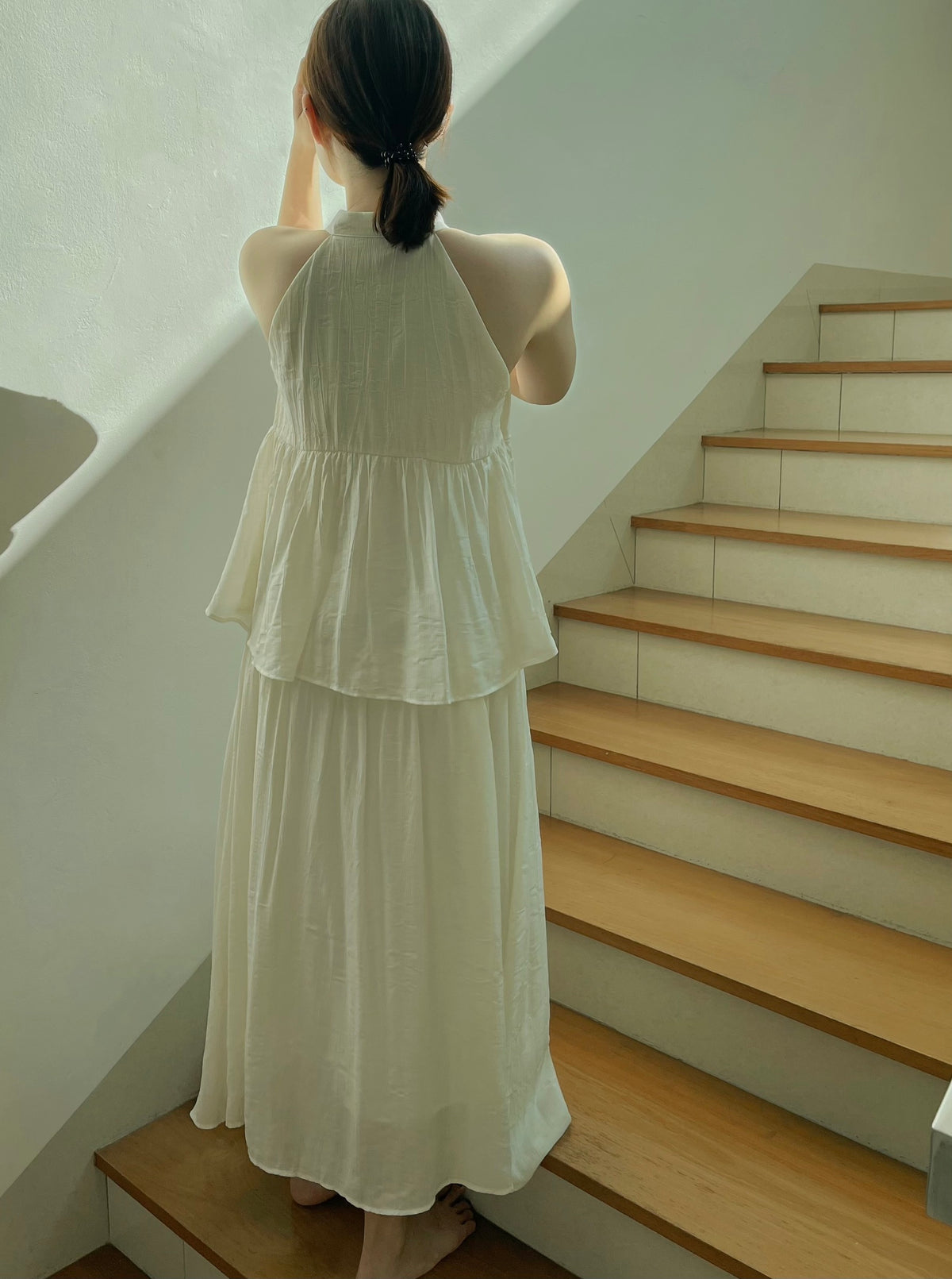 2026 CNY DRESS IN BEIGE
