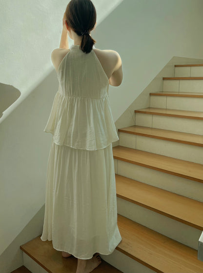 2026 CNY DRESS IN BEIGE