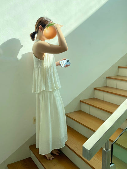 2026 CNY DRESS IN BEIGE