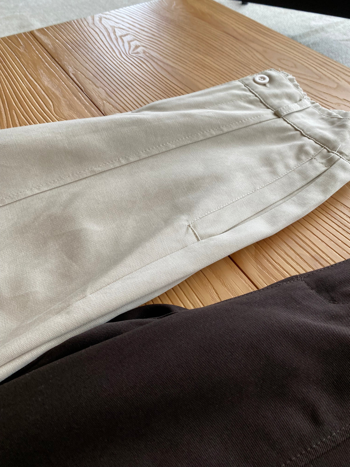 MOVA BARREL TROUSERS IN TEAWHITE/BROWN/BLACK