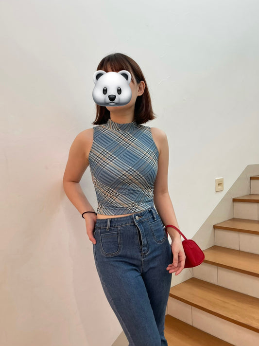 VINTAGE BLUE SINGLET