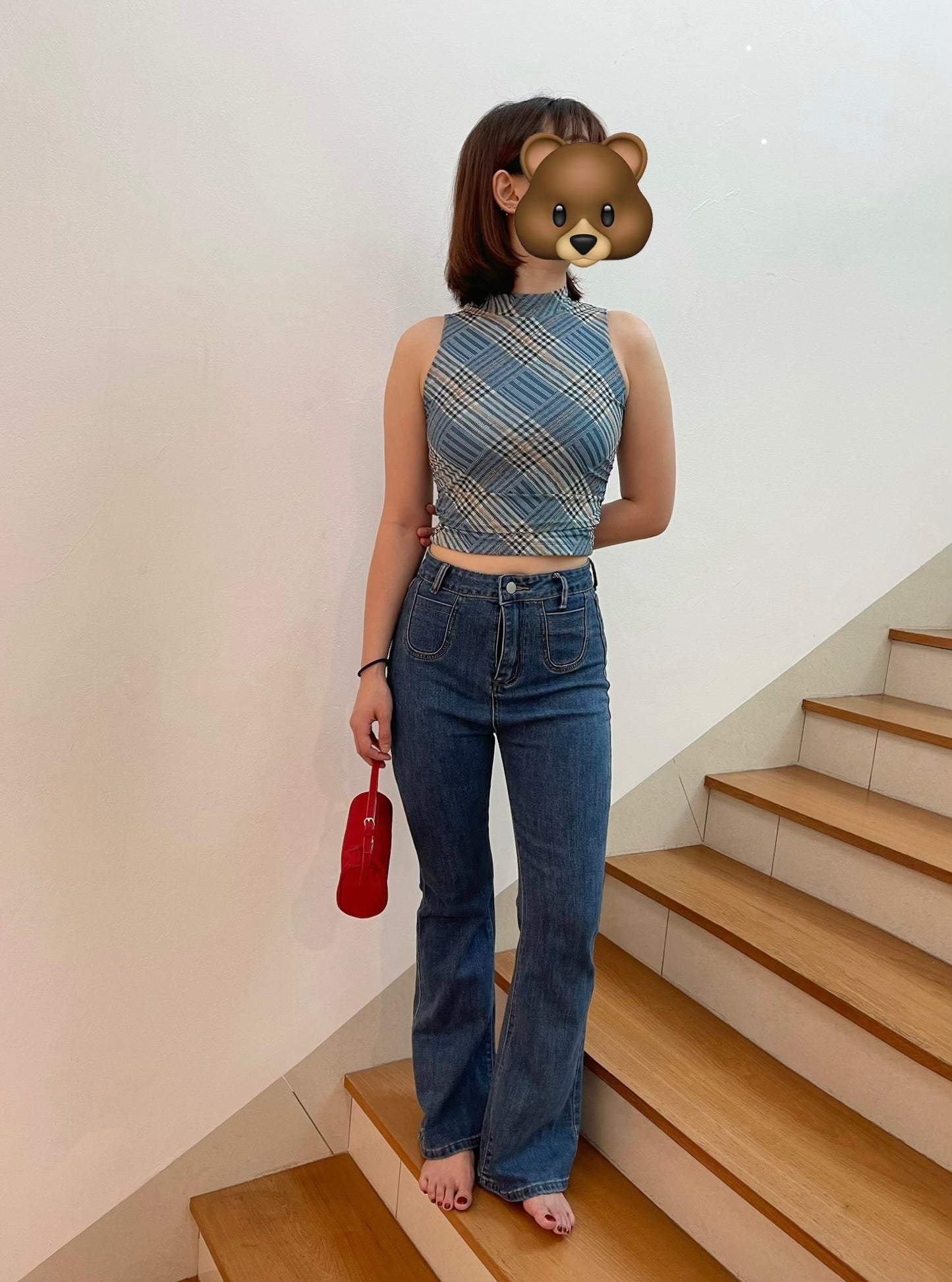 VINTAGE BLUE SINGLET
