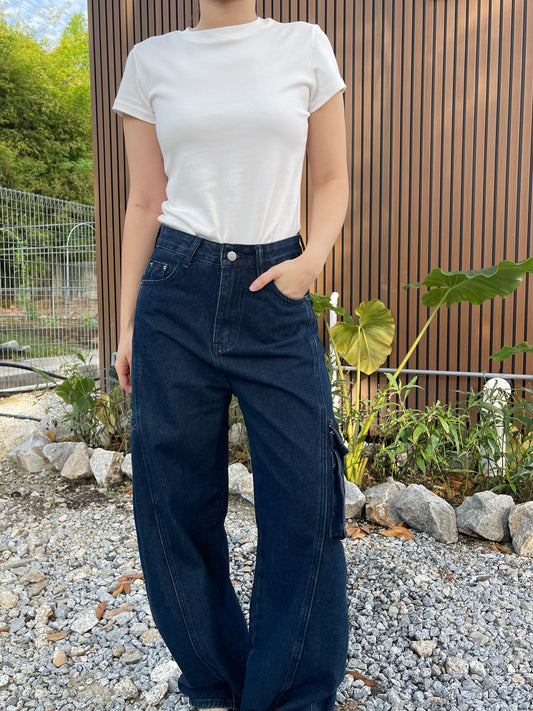 BF STYLE DENIM JEANS TROUSERS