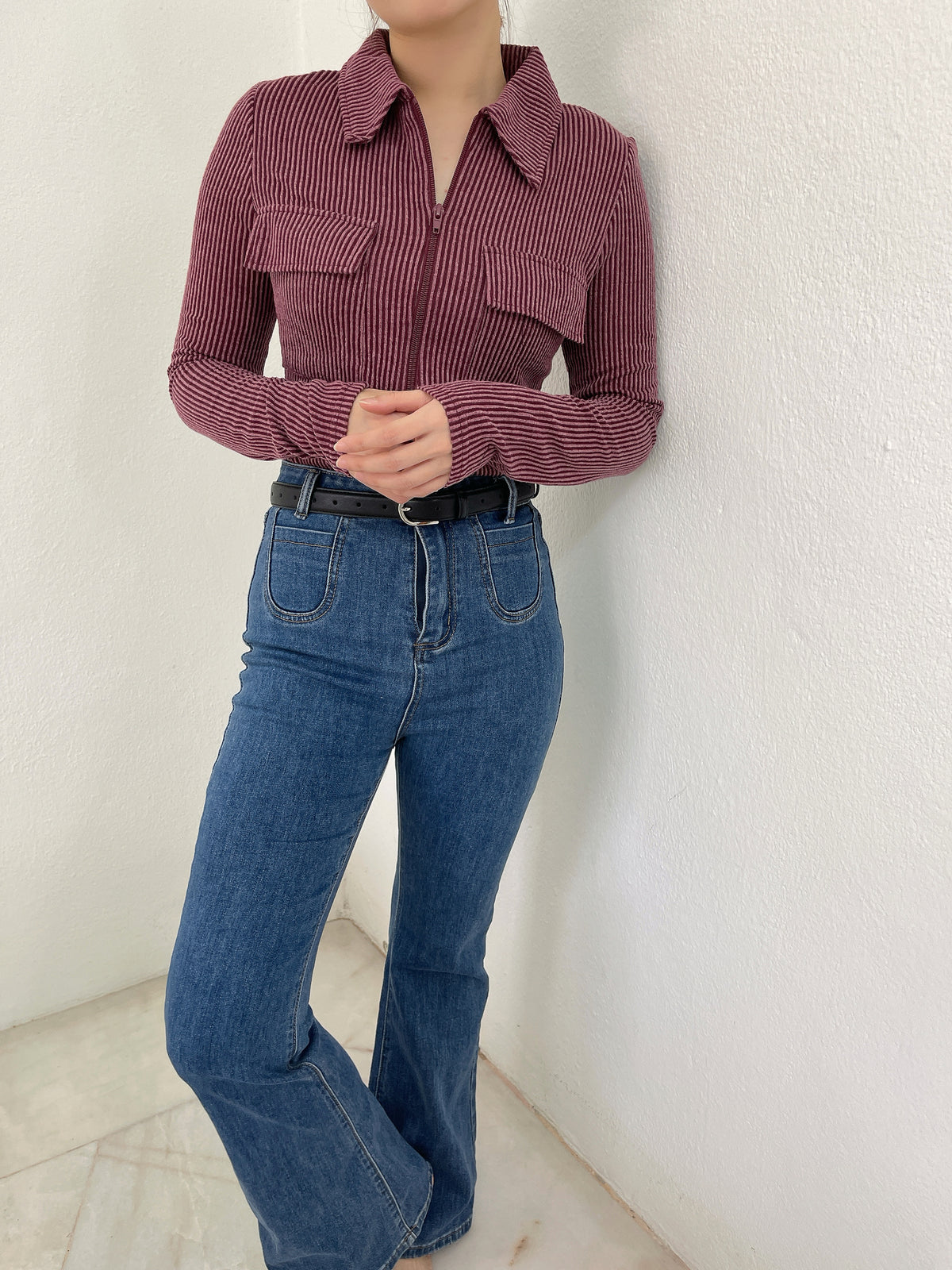 TINA VINTAGE LONG SLEEVE TOP