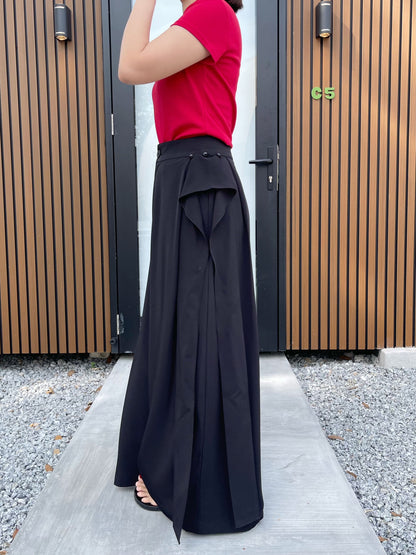 JENNA HIGHWAIST BLACK TROUSERS PANTS