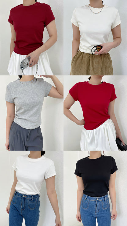 365 BASIC TEE IN 7 COLORS