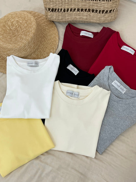 365 BASIC TEE IN 7 COLORS