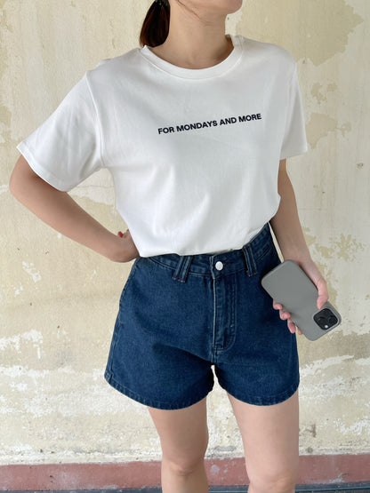MONDAY COTTON T-SHIRT TEE