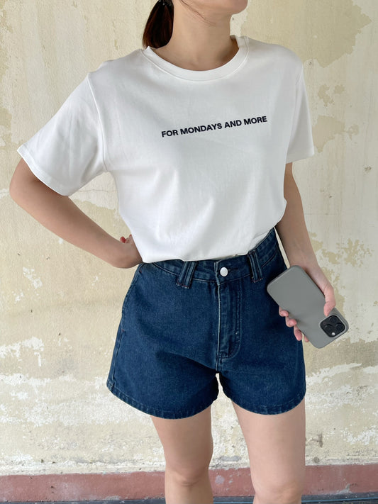 MONDAY COTTON T-SHIRT TEE