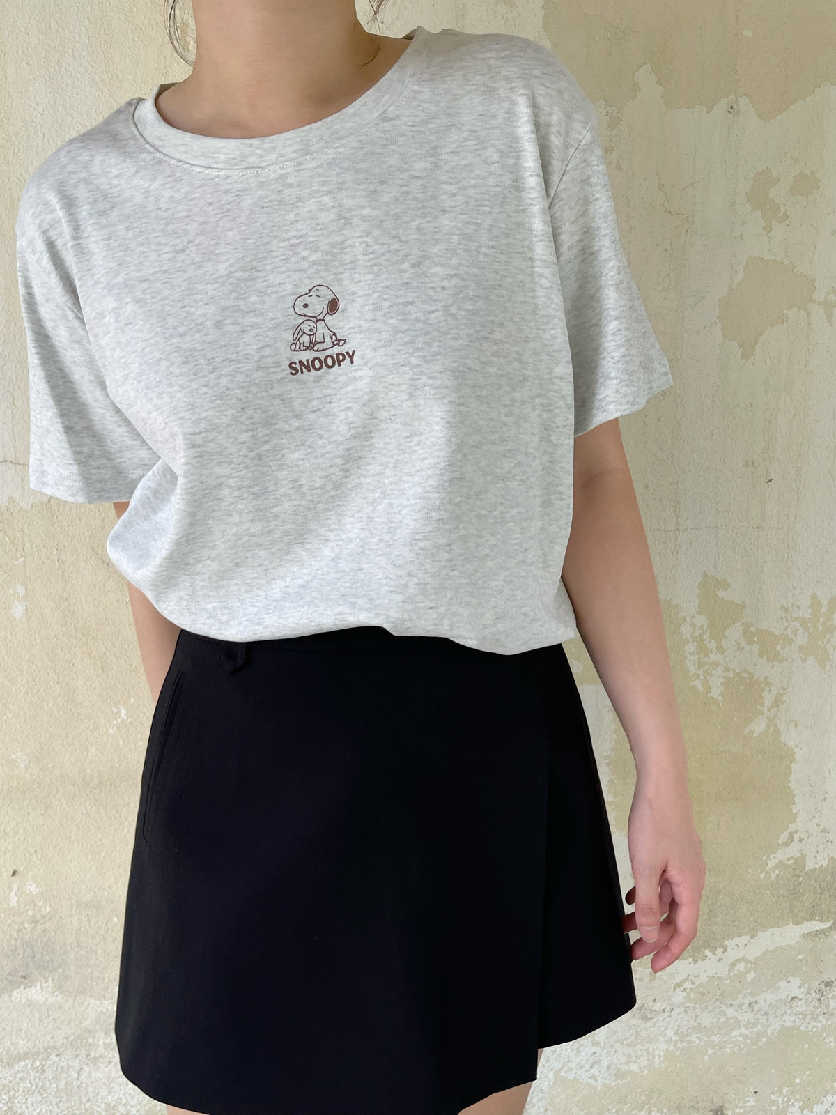 SNOOPY COTTON T-SHIRT TEE