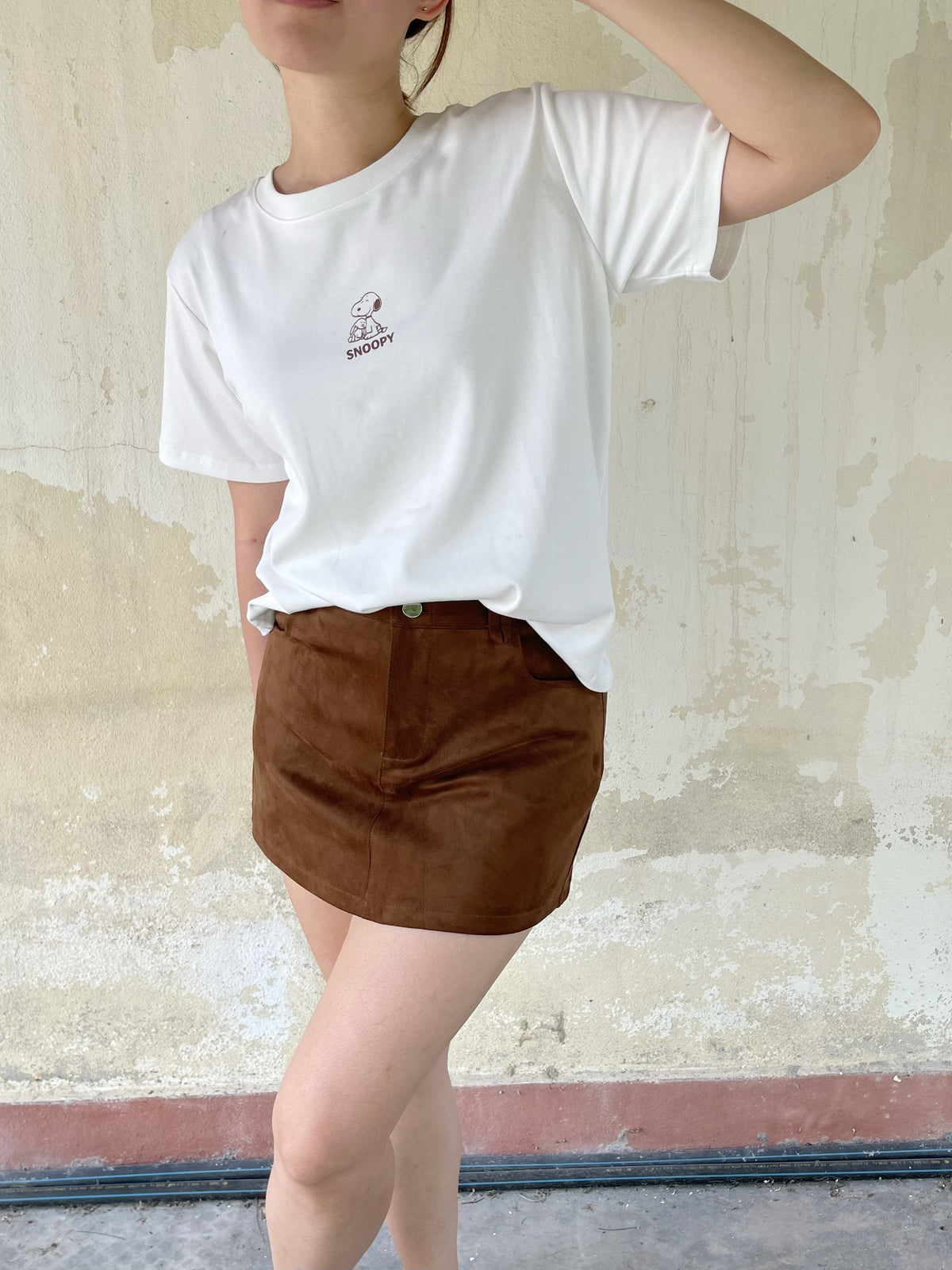 SNOOPY COTTON T-SHIRT TEE