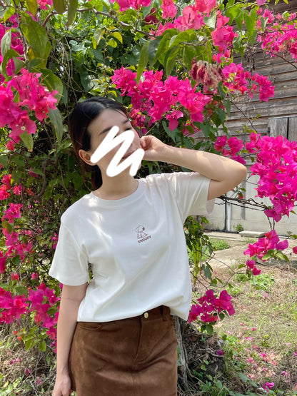 SNOOPY COTTON T-SHIRT TEE