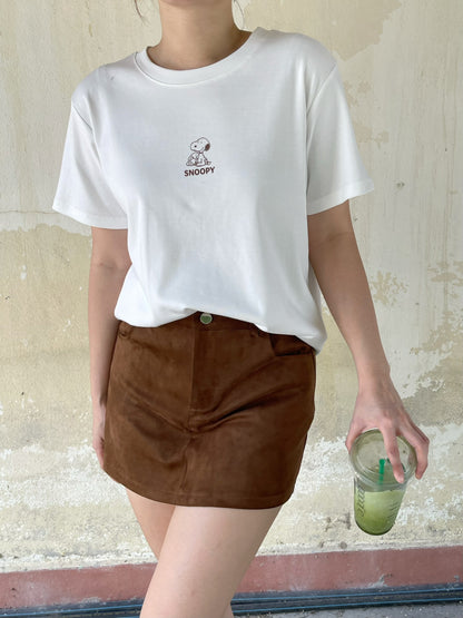 SNOOPY COTTON T-SHIRT TEE