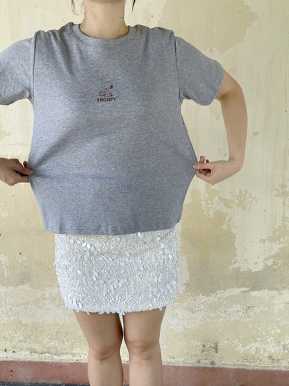 SNOOPY COTTON T-SHIRT TEE