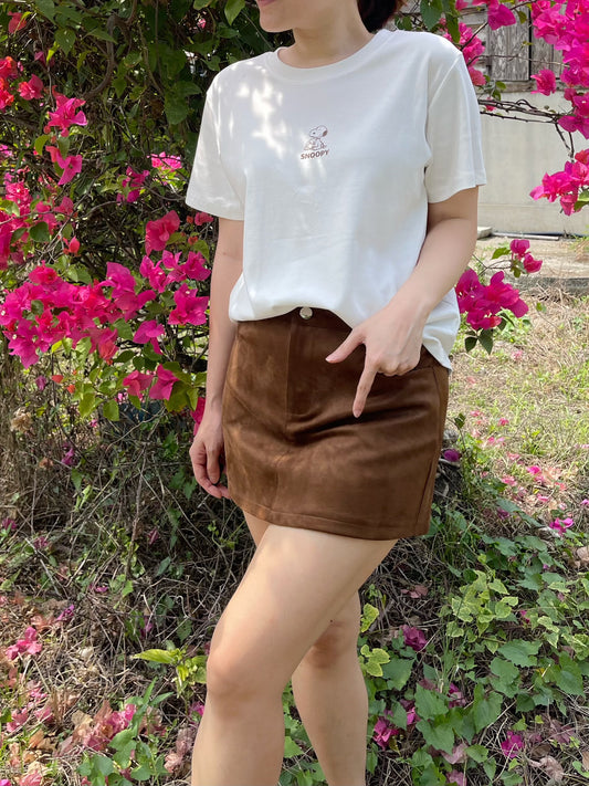 SNOOPY COTTON T-SHIRT TEE