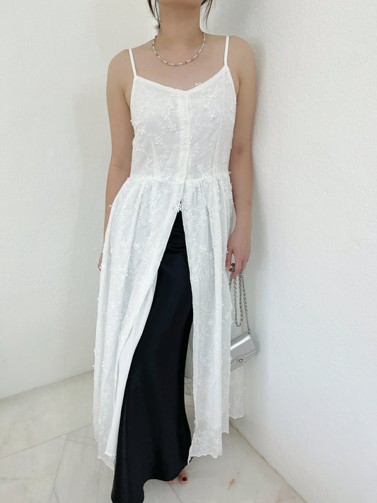 MIA WHTE SINGLET DRESS