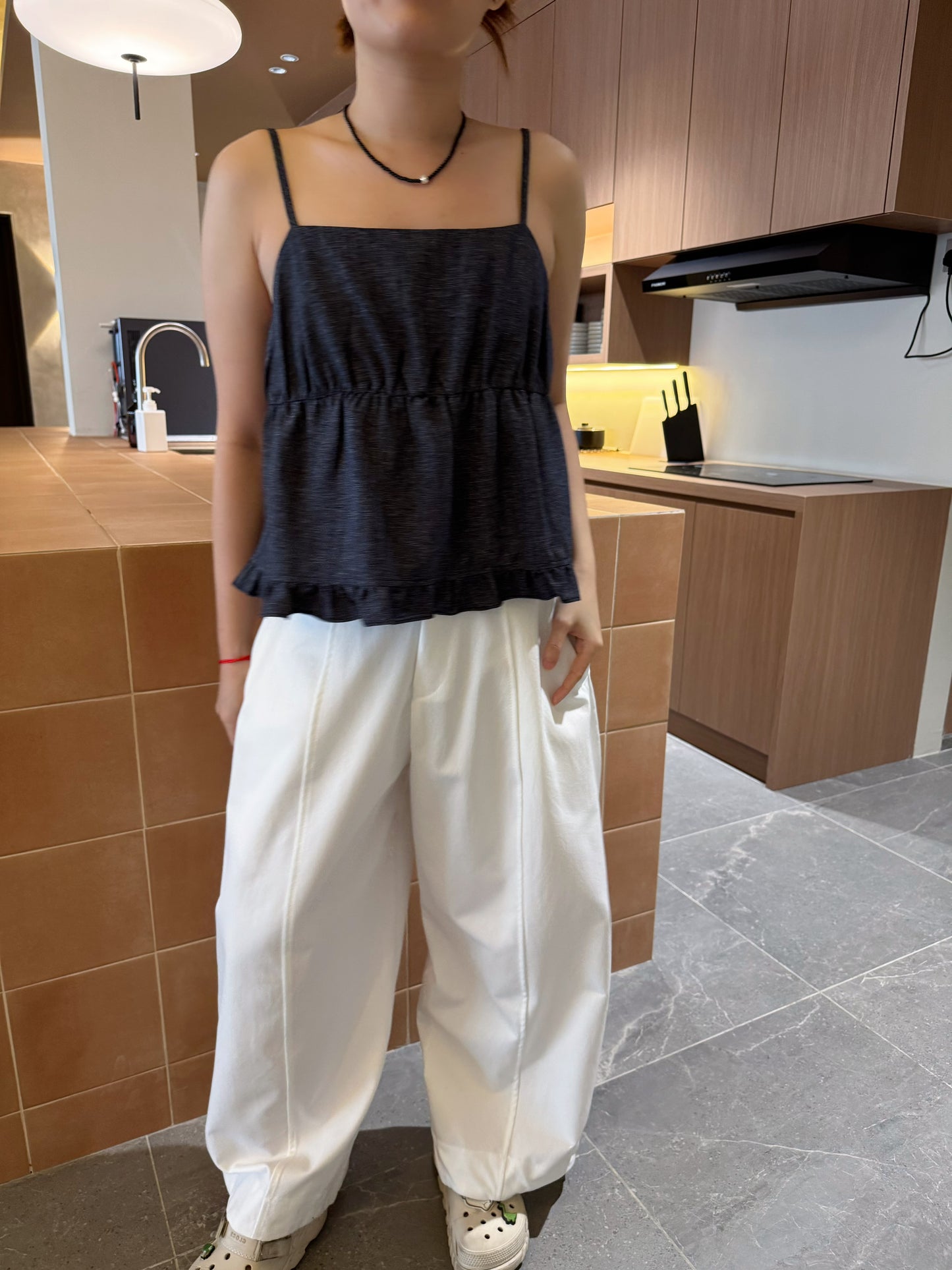 BEN DENIM SINGLET TOP