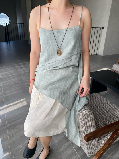 HELEN SINGLET TOP IN GREEN