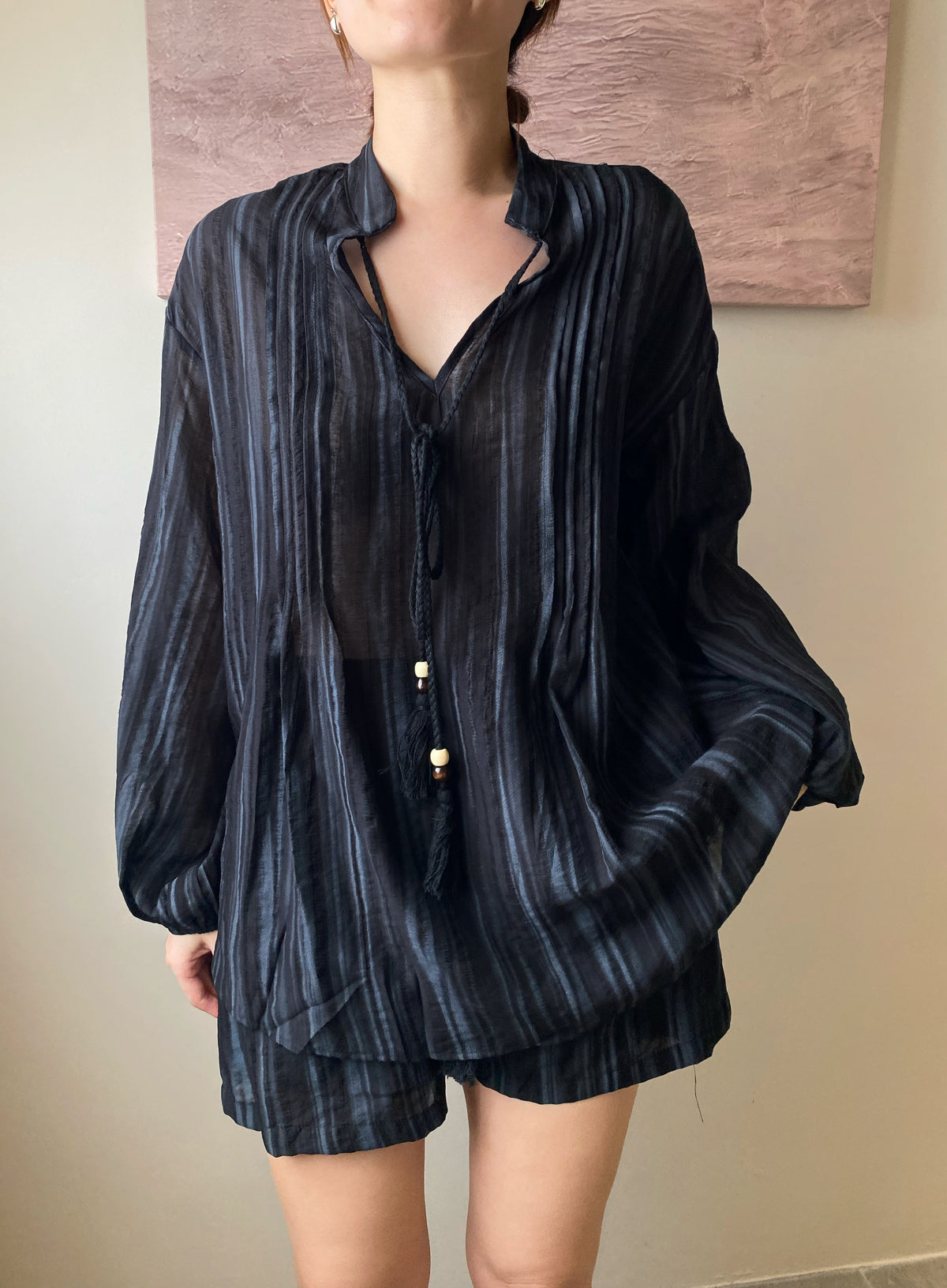 VOEY SET IN BLACK