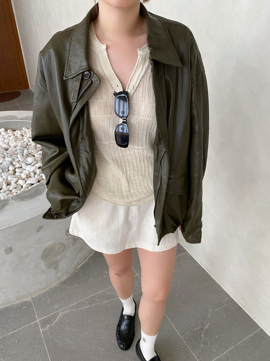 JOSIE LEATHER JACKET UNISEX