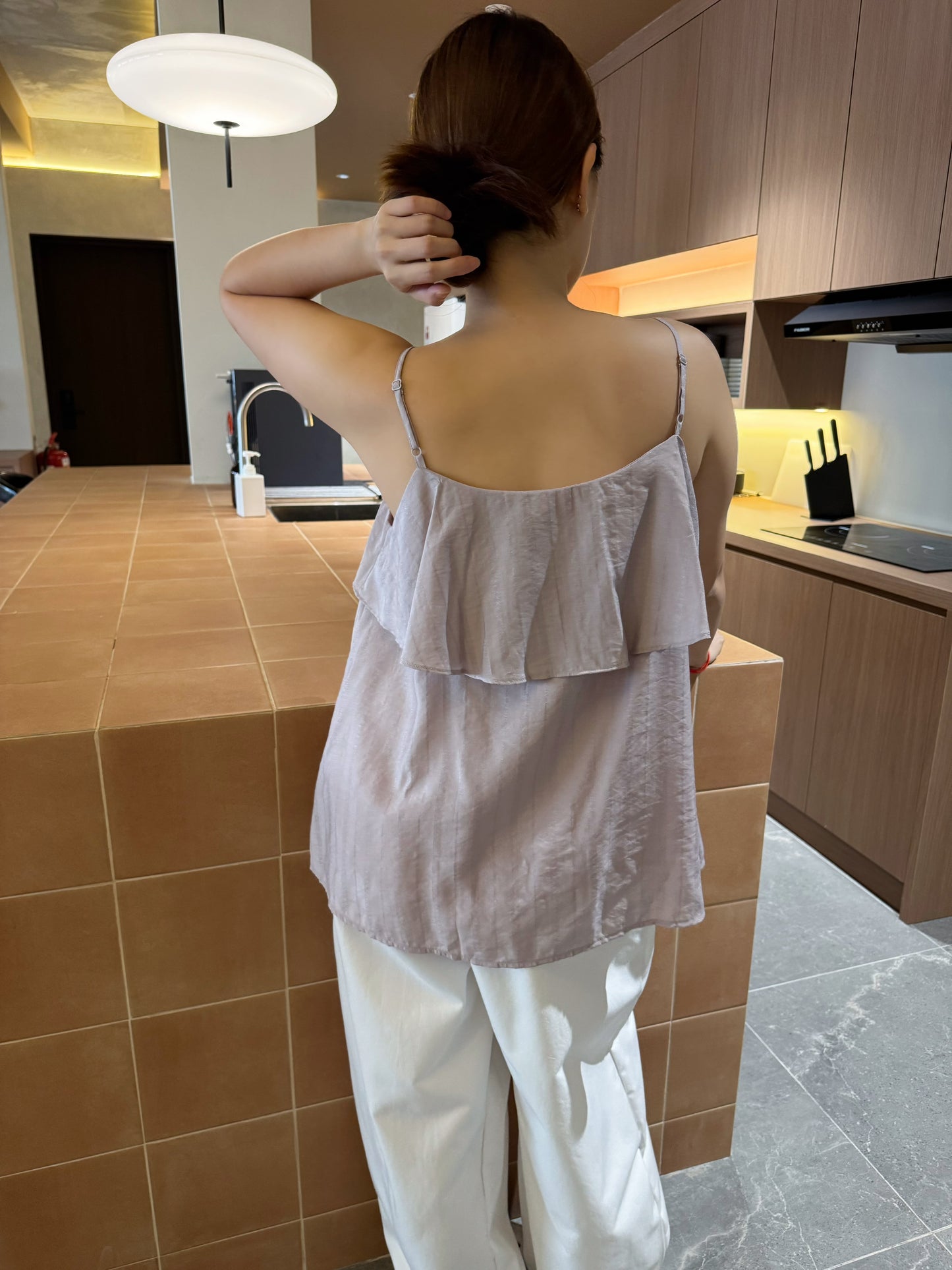 MEVIS SINGLET TOP IN PURPLE
