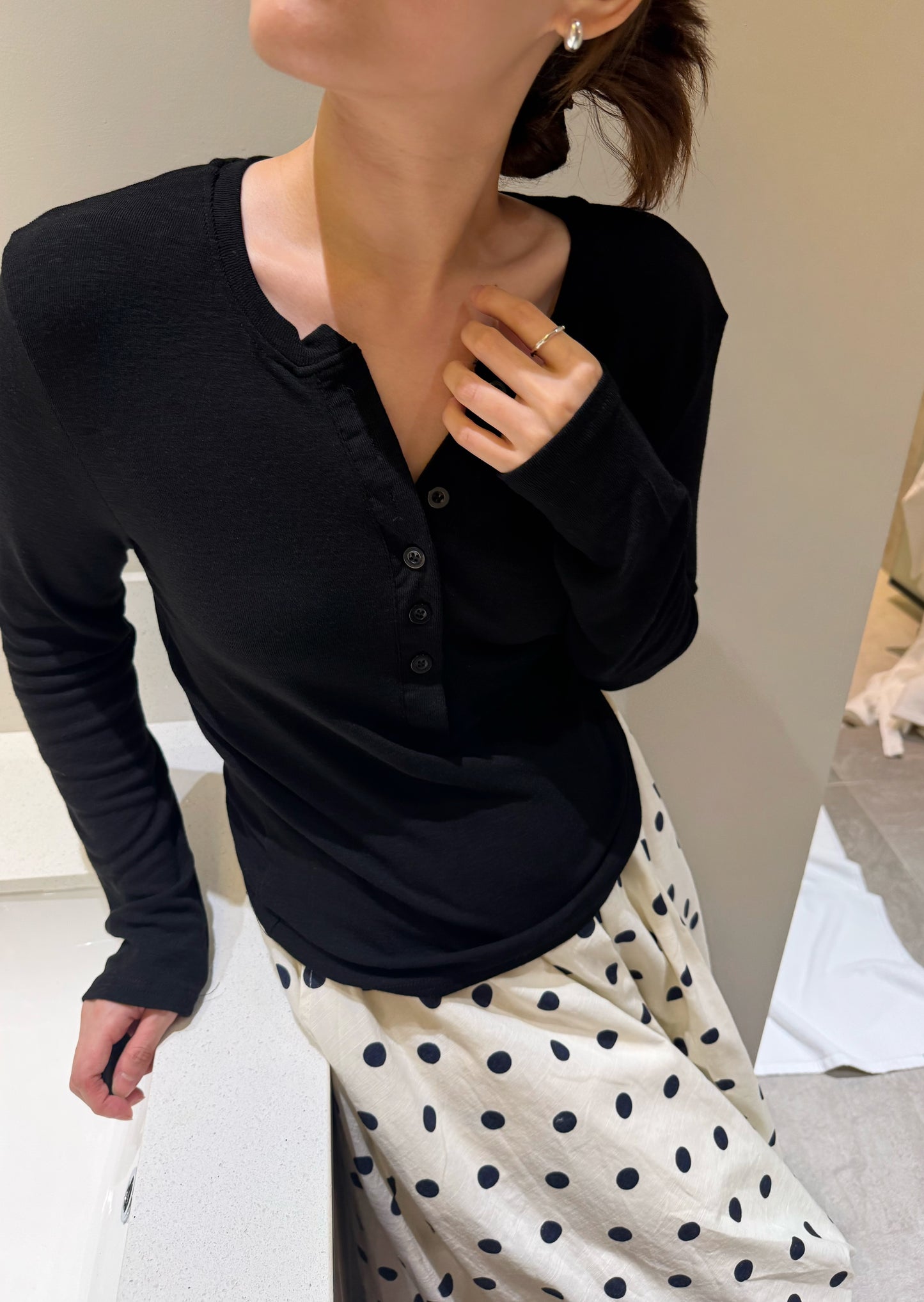 BOBBY BASIC LONG SLEEVE TOP