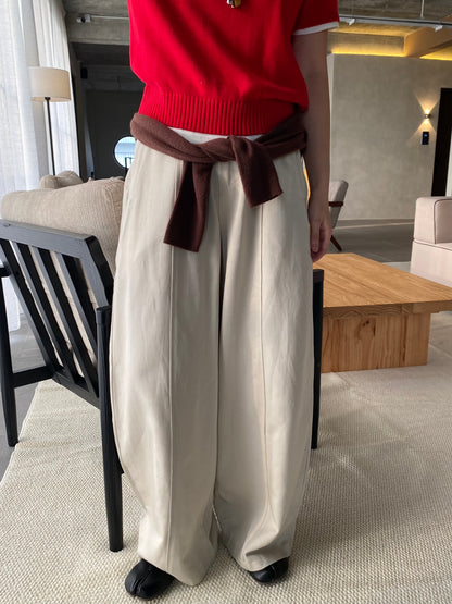 MOVA BARREL TROUSERS IN TEAWHITE/BROWN/BLACK