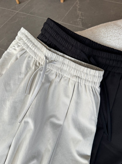 KELLY TROUSER IN BLACK/TEA WHITE