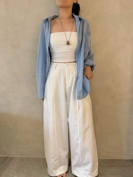 OVERSIZED BLUE BLOUSE